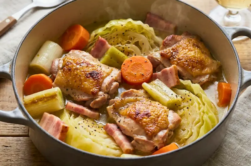 【沸騰ワード10】伝説の家政婦・志麻さんの『キャベツと鶏肉のブレゼ』レシピ作り方