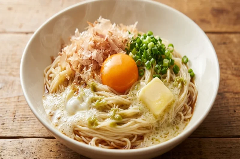 【家事ヤロウ】わさびバター釜玉そうめんの作り方＆そうめんの茹で方 アレンジそうめんレシピ（7月29日）