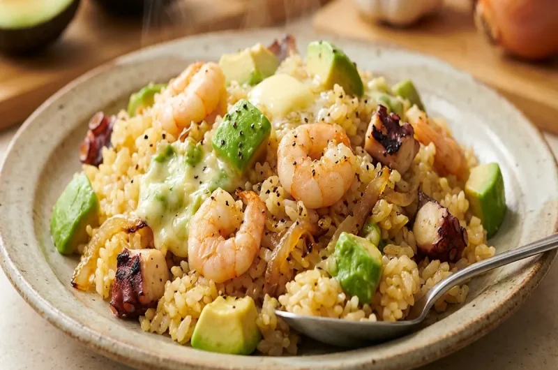 【ヒルナンデス】アボカドのシーフードピラフのレシピ 駒大勝負飯の作り方（2月2日）