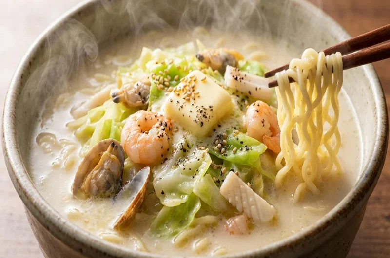 【ヒルナンデス】サッポロ一番白ナンデスの作り方