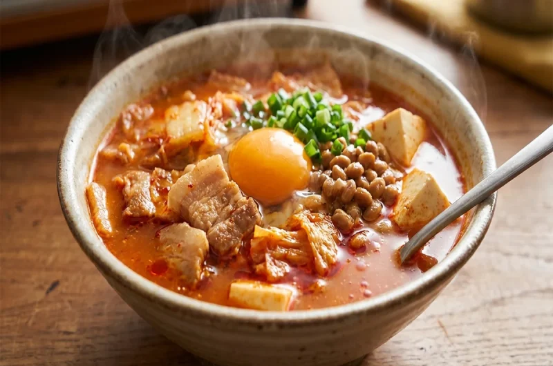 【ヒルナンデス】うま辛納豆チゲスープの作り方 リュウジさんレンチンレシピ（3月15日）