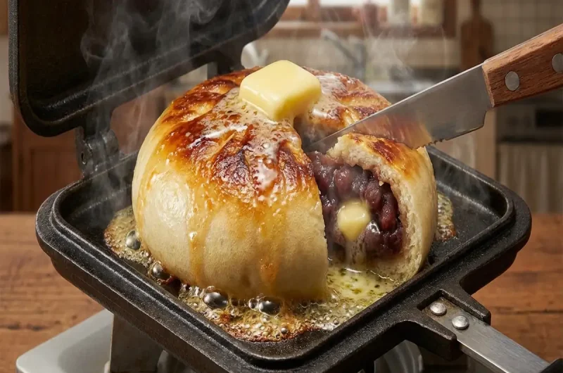 【ざわつく金曜日】バター焼きあんまんの作り方  ホットサンドメーカーレシピ（3月19日）