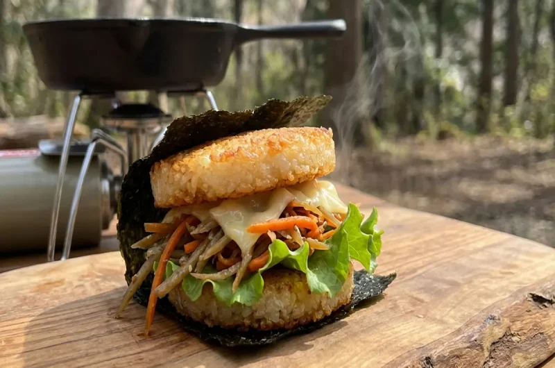 【家事ヤロウ】きんぴらライスバーガーの作り方 キャンプ飯（3月23日）