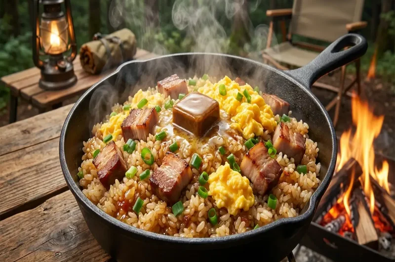 【家事ヤロウ】鍋キューブチャーハンの作り方 キャンプ飯（3月23日）