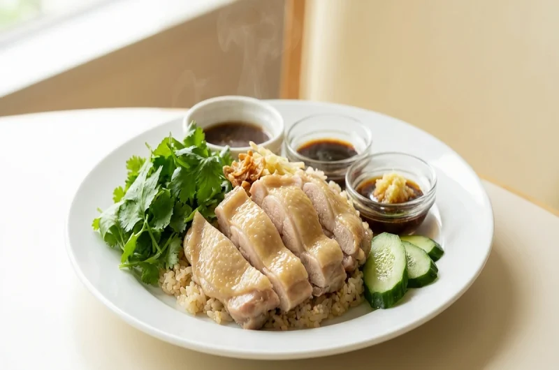 【ラヴィット】シンガポールチキンライスの作り方 ドレッシングで簡単激ウマアレンジレシピ （4月1日）