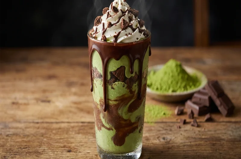 【シューイチ】抹茶チョコレートシェイクの作り方 ハーゲンダッツ アレンジレシピ（4月4日）