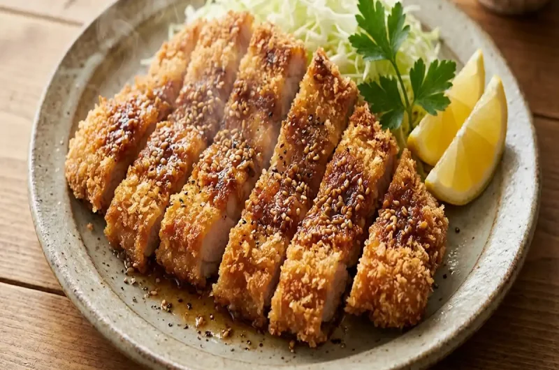 【ラヴィット】鶏のパン粉焼き（深煎りごまゆずテイスト）の作り方 ドレッシングアレンジレシピ（4月6日）