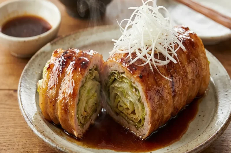 【家事ヤロウ】特大レタスの豚巻きの作り方 和田明日香さんレシピ（4月6日）