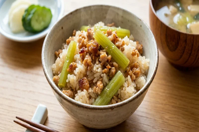 【あさイチ】ふきと鶏そぼろの混ぜご飯の作り方（4月7日）