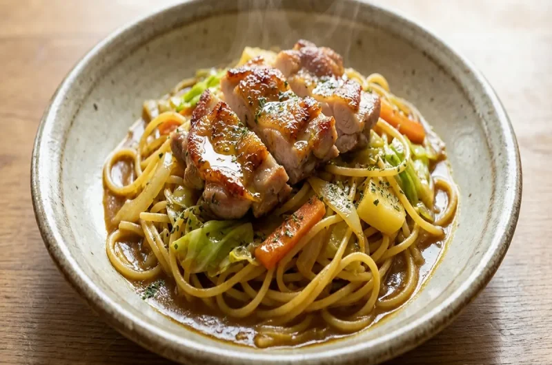 【家事ヤロウ】喫茶店のカレーパスタの作り方 料理芸人浜名ランチさんレシピ（4月13日）