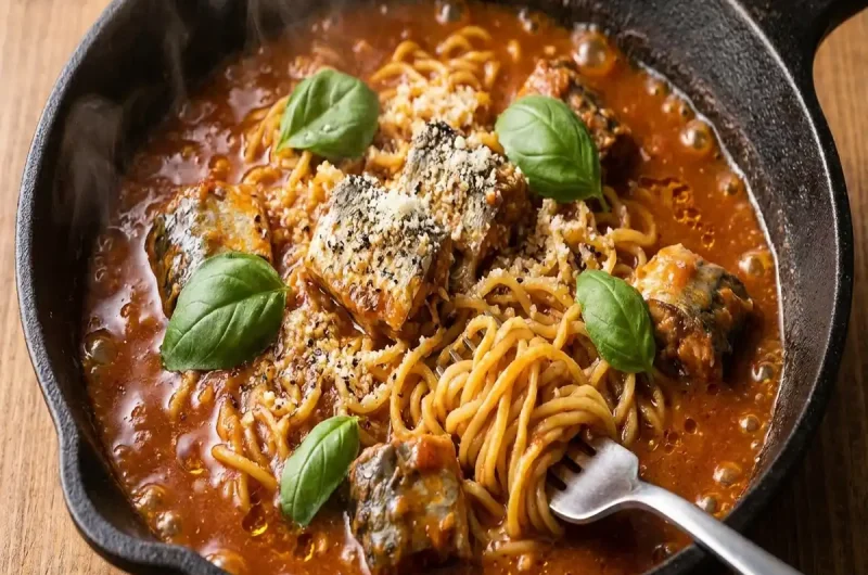 【ラヴィット】パスタ風さば味噌トマトの作り方 インスタント袋麺アレンジレシピ（4月14日）