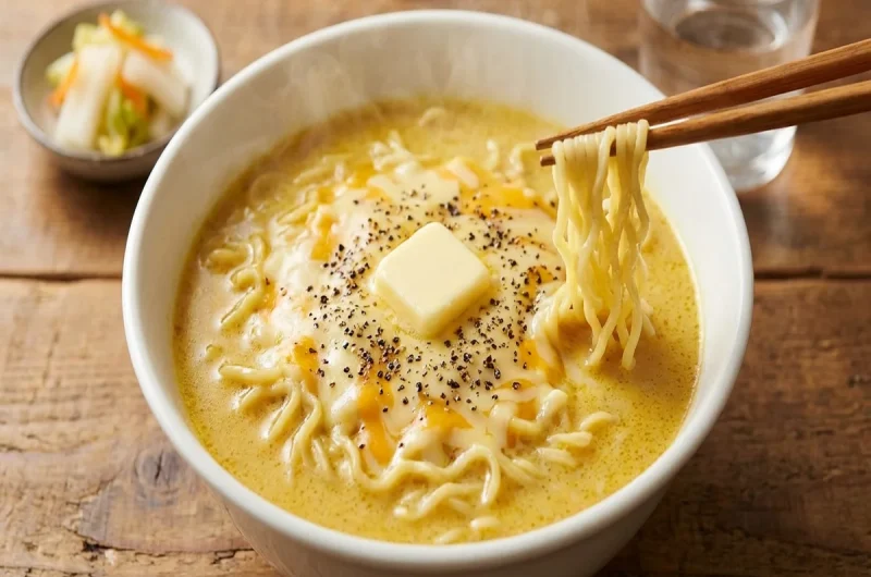 【ラヴィット】ミルキーカレー塩ラーメンの作り方 インスタント袋麺アレンジレシピ（4月14日）