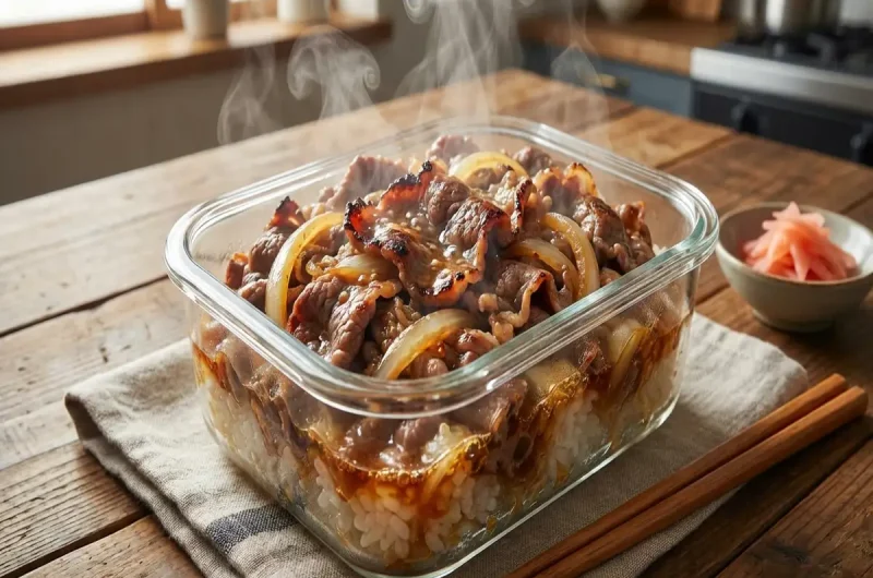 【土曜は何する】牛丼の作り方 冷凍コンテナごはん（4月17日）