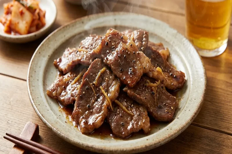 【林修のニッポンドリル】牛カルビ焼きアレンジ・牛肉のはちみつ黒こしょう焼きの作り方 セブンレシピ（4月21日）