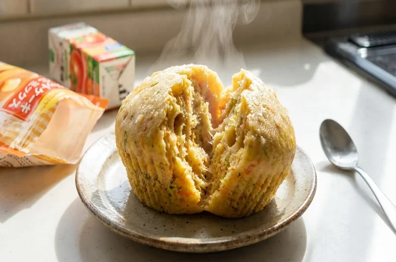 【あさイチ】野菜蒸しパン（ホットケーキミックス＆野菜ジュース活用）の作り方 保存用機活用術（4月27日）