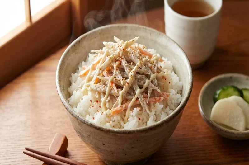【家事ヤロウ】料亭風ごぼうサラダ飯の作り方 炊き込みご飯アレンジレシピ（4月27日）