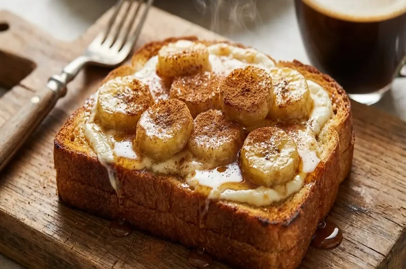 【ソレダメ】バナナクリームチーズトーストの作り方 オリンピックのアレンジトーストレシピ（4月28日）