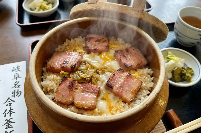 【相葉マナブ】岐阜名物合体釜飯の作り方（明宝ハム＆漬物ステーキ） 釜ー1グランプリ（5月16日）