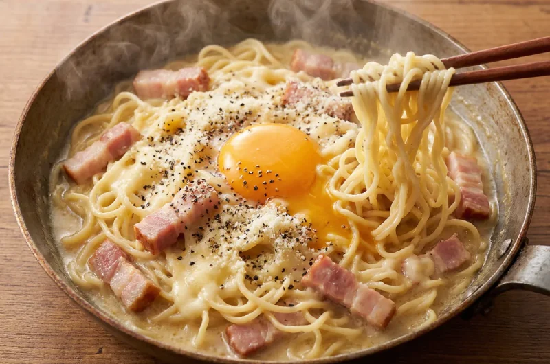 【マツコの知らない世界】サッポロ一番塩ラーメンカルボナーラの作り方 汁なし袋麺アレンジ（５月18日）