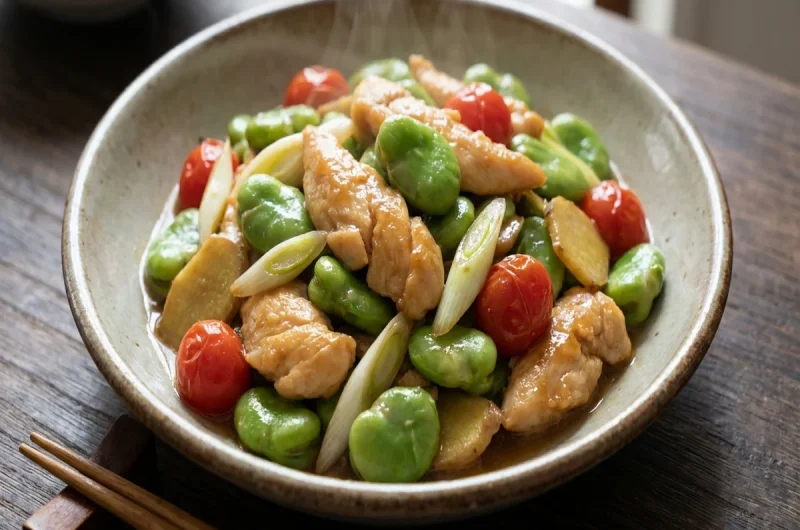 【あさイチ】そら豆と鶏ささみの中華炒めの作り方 「みんなゴハンだよ」レシピ（5月6日）