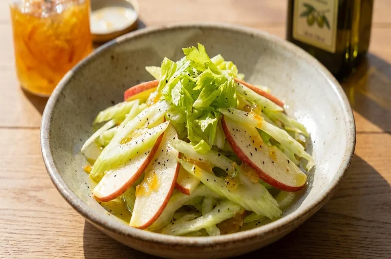 【青空レストラン】セロリンゴサラダの作り方 江戸川セロリのレシピ（5月1日）