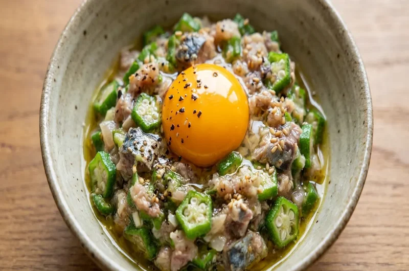 【ヒルナンデス】冷凍おくらの塩なめろうの作り方 リュウジさん冷凍食品アレンジレシピ（5月10日）