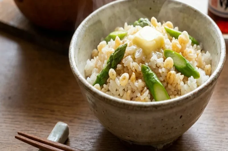 ぴったんこカンカン アスパラ混ぜご飯の作り方 5/14