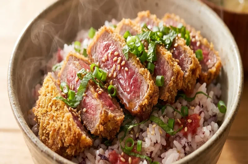 【NOと言わないカレン食堂】牛カツ＆梅ご飯「砂漠に広がる新たな緑」の作り方 滝沢カレンさんレシピ（5月15日）