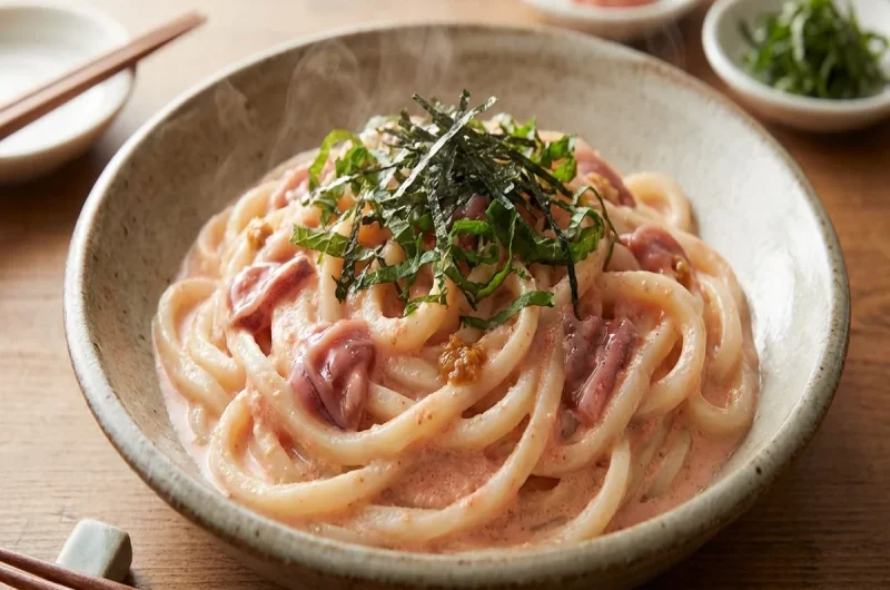 【家事ヤロウ】塩辛とたらこのクリームうどんの作り方 いかちゃんレシピ（5月18日）