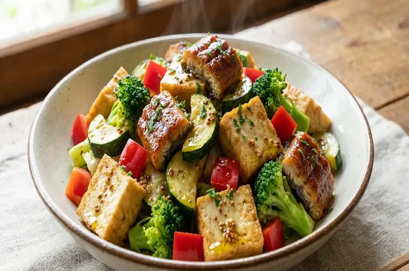 【土曜はナニする】うなぎと厚揚げのカラフル野菜サラダの作り方 ベジたんサラダ Atsushi（あつし）さんレシピ（5月22日）