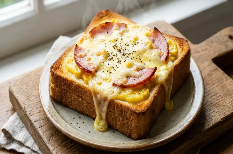 【ラヴィット】クロックムッシュ風トーストの作り方 トーストアレンジレシピ 5月28日