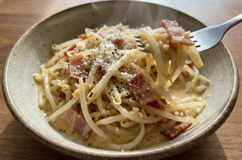 【ヒルナンデス】もやしカルボナーラの作り方 リュウジさん夏のヘルシーレシピ（6月28日）