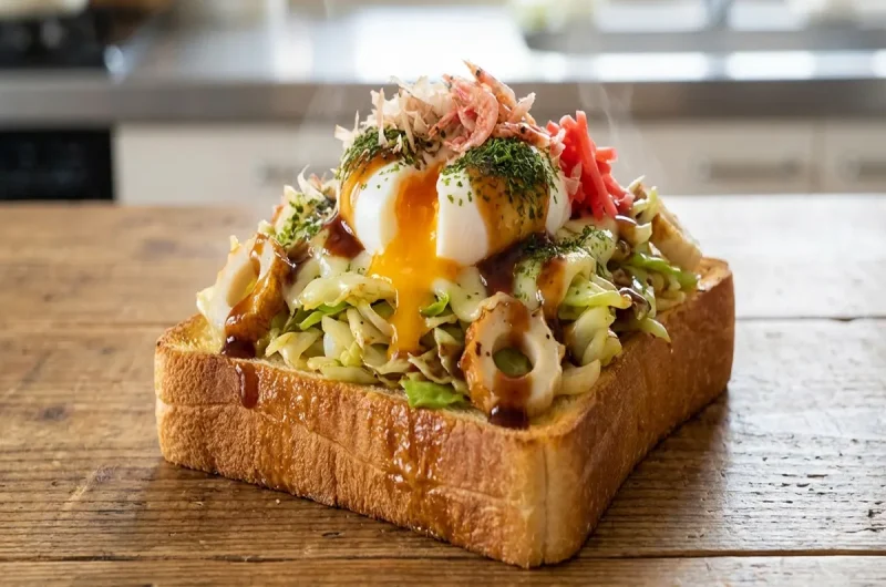 【家事ヤロウ】お好み焼き風トーストの作り方 キャベツアレンジレシピ（6月1日）