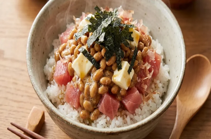 【ソレダメ】納豆チーズ丼の作り方 野菜が美味しいアレンジレシピ（6月2日）