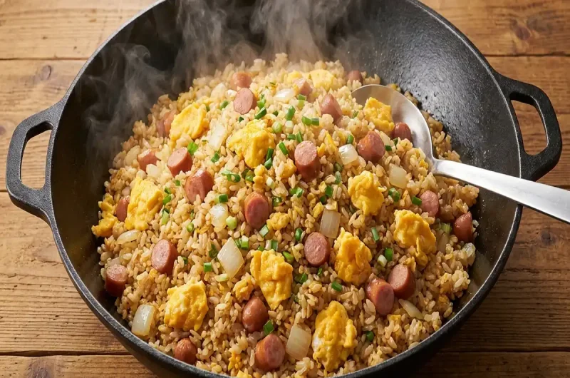 【ウワサのお客さま】ふっくらドデカ鍋チャーハンの作り方 業務スーパー活用レシピ（6月4日）