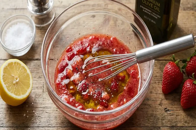 【showチャンネル】いちごとオリーブオイルのドレッシングの作り方 飯島奈美さんレシピ（6月5日）