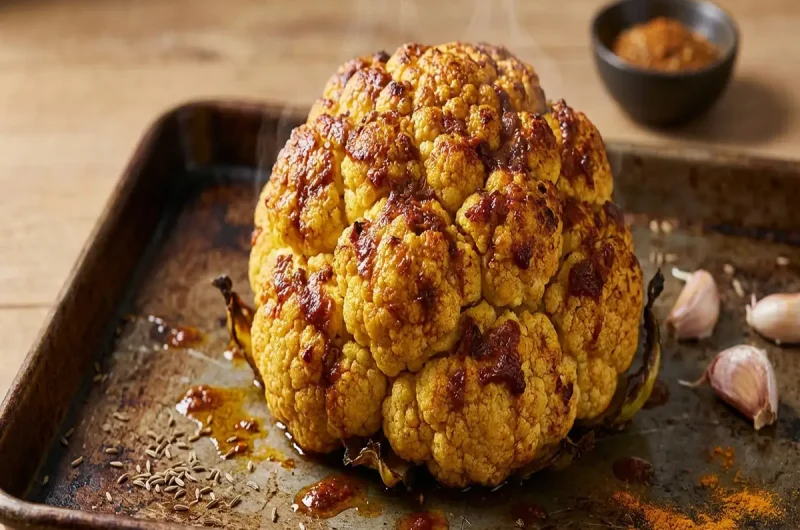 【showチャンネル】カリフラワーのスパイス焼きの作り方 印度カリー子さんレシピ（6月5日）