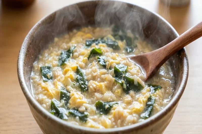 【あさイチ】わかめ卵雑炊オートミールの作り方 オートミールレシピ（6月8日）