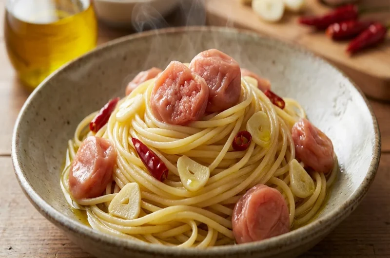 【ヒルナンデス】オリーブオイルしららパスタの作り方 梅干しオリーブオイル漬け「しらら」アレンジレシピ（6月11日）