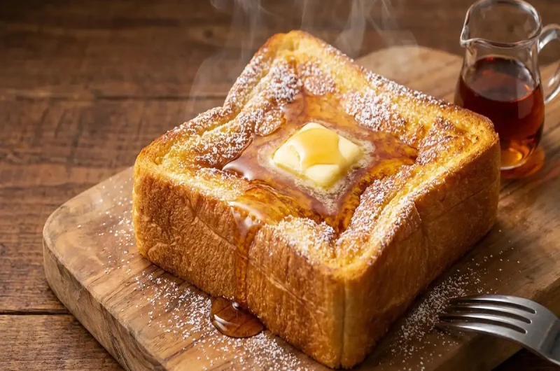 【ラヴィット】パンケーキ風トーストの作り方 おやつトーストアレンジレシピ 6月18日