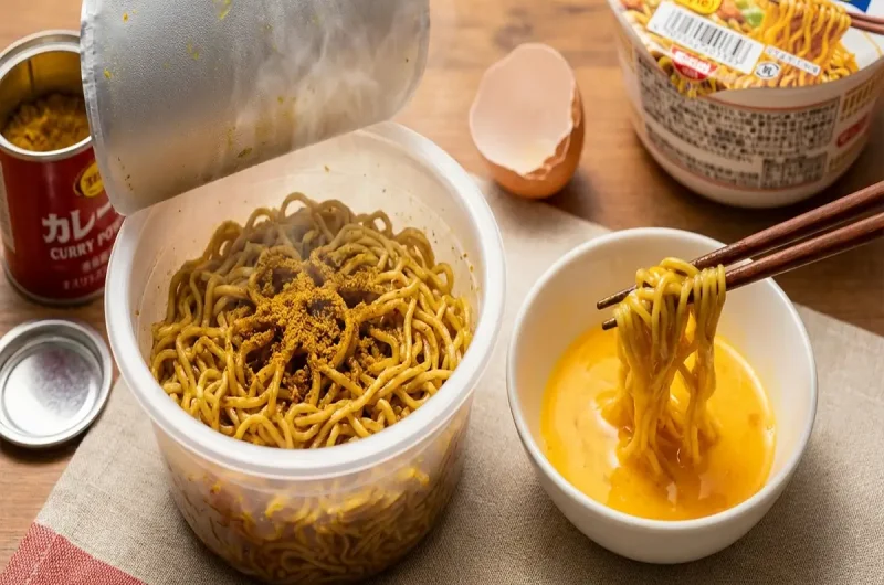 【ラヴィット】カレー風味卵つけ焼きそばの作り方 アレンジレシピ（6月22日）