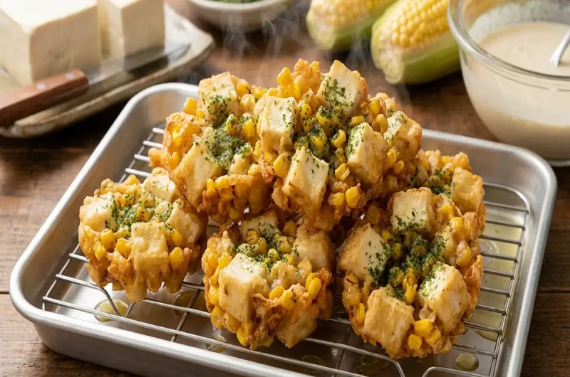 【ヒルナンデス】木綿豆腐とトウモロコシのかき揚げの作り方 絹ごしVS木綿豆腐レシピ（6月23日）