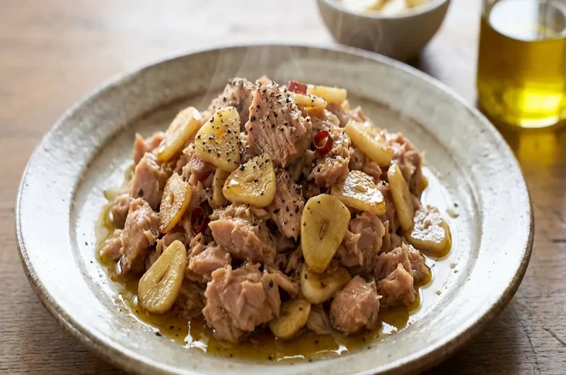 【ZIP】ツナニンニクの作り方 にんにくレシピ（6月28日）