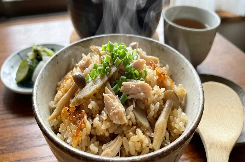 【ラヴィット】ごぼうとしめじの炊き込みご飯の作り方 サラダチキンアレンジレシピ 6月29