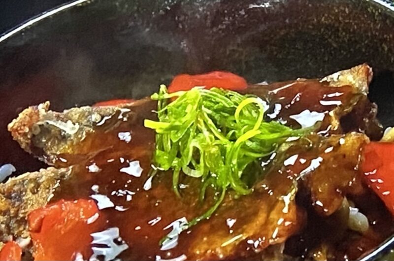 【ヒルナンデス】彩り野菜と鯵のかば焼き大葉風味のきのこあんの作り方 アジのレシピ 調理法（6月30日）