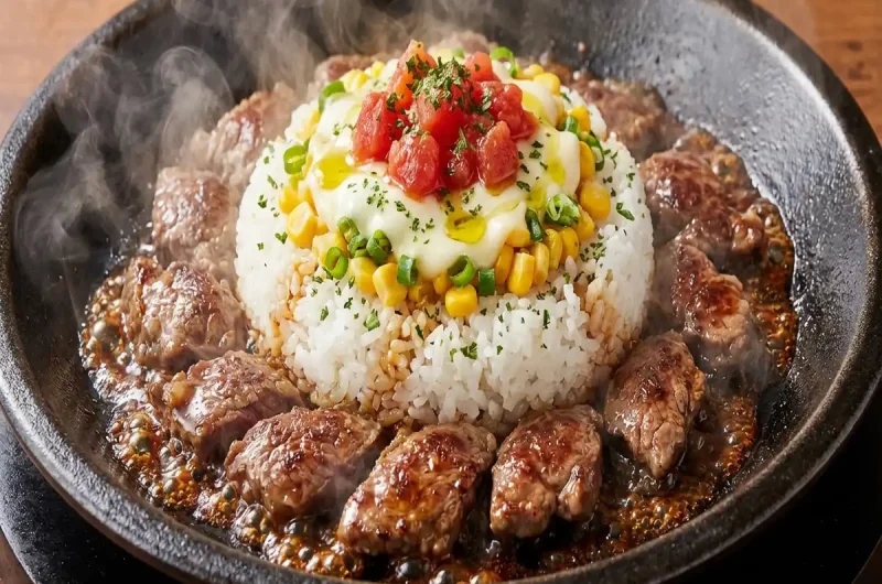 【ラヴィット】ペッパーランチ風ライスの作り方 ロバート馬場の激うま簡単！生クッキング（7月5日）