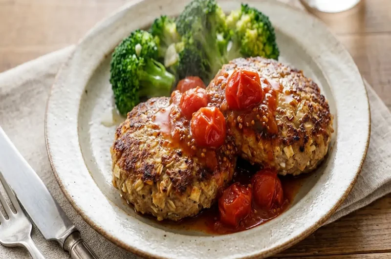 【あさイチ】ヘルシーハンバーグ（豆腐とオートミール）の作り方 牛尾理恵さんのレシピ（7月8日）