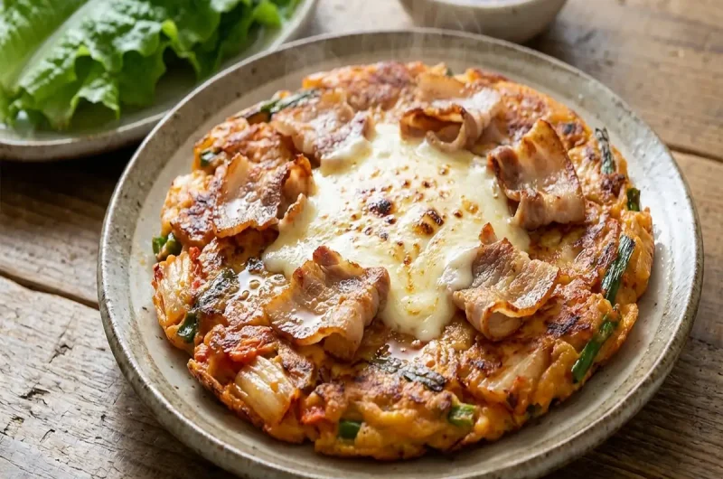 【ラヴィット】キムチチーズ豆腐チヂミの作り方 ロバート馬場の激うま簡単！生クッキング（7月5日）