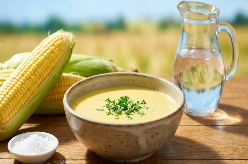 【青空レストラン】冷製コーンスープの作り方 とうもろこしレシピ（7月17日）