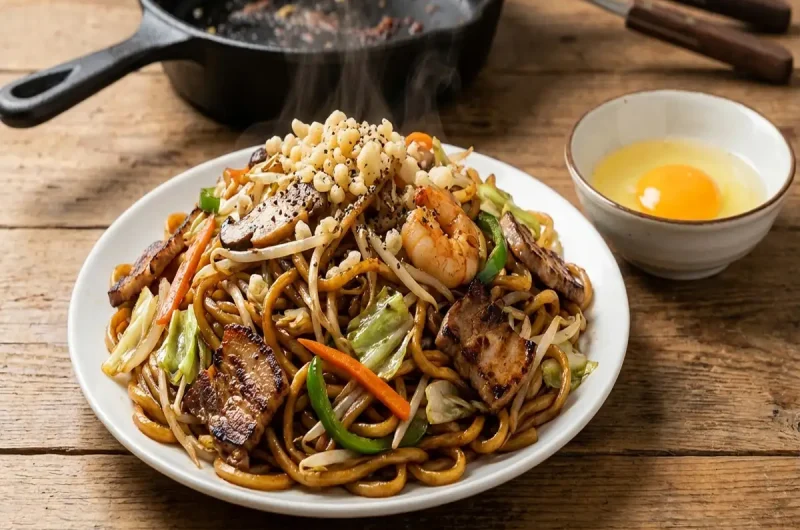 【スッキリ】究極の焼きそばの作り方すき焼きそば 鳥羽周作シェフのレシピ（7月21日）